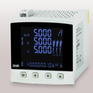 虹润 液晶综合电量集中显示仪 三相电压表电流表电工仪表多功能电力仪表虹润仪表OHR-C500 【必拍】综合电量集中显示仪